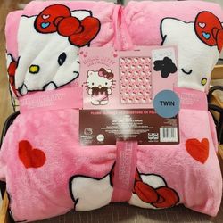 Hello Kitty Valentines Blanket 