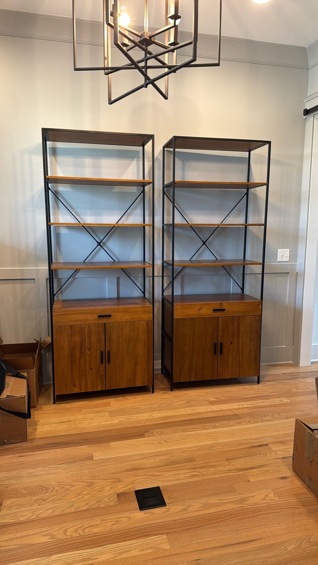 $300 each Bookshelves For Sale, Normal Wear, Selling Both 