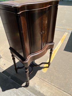 Tall radio cabinet circa 1920's