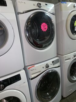 WHIRLPOOL front load washer and matching electric dryer working perfectly with 4 months warranty