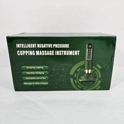 Intelligent Negative Pressure Meridian Scraping and Cupping Massager with Oils.