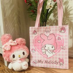 Cute my Melody tote bag and plushy