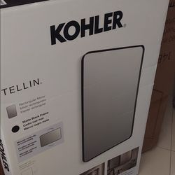 Kohler Tellin 22" x 34" framed mirror $100