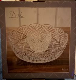 Shannon Dublin Crystal Chip and Dip Server