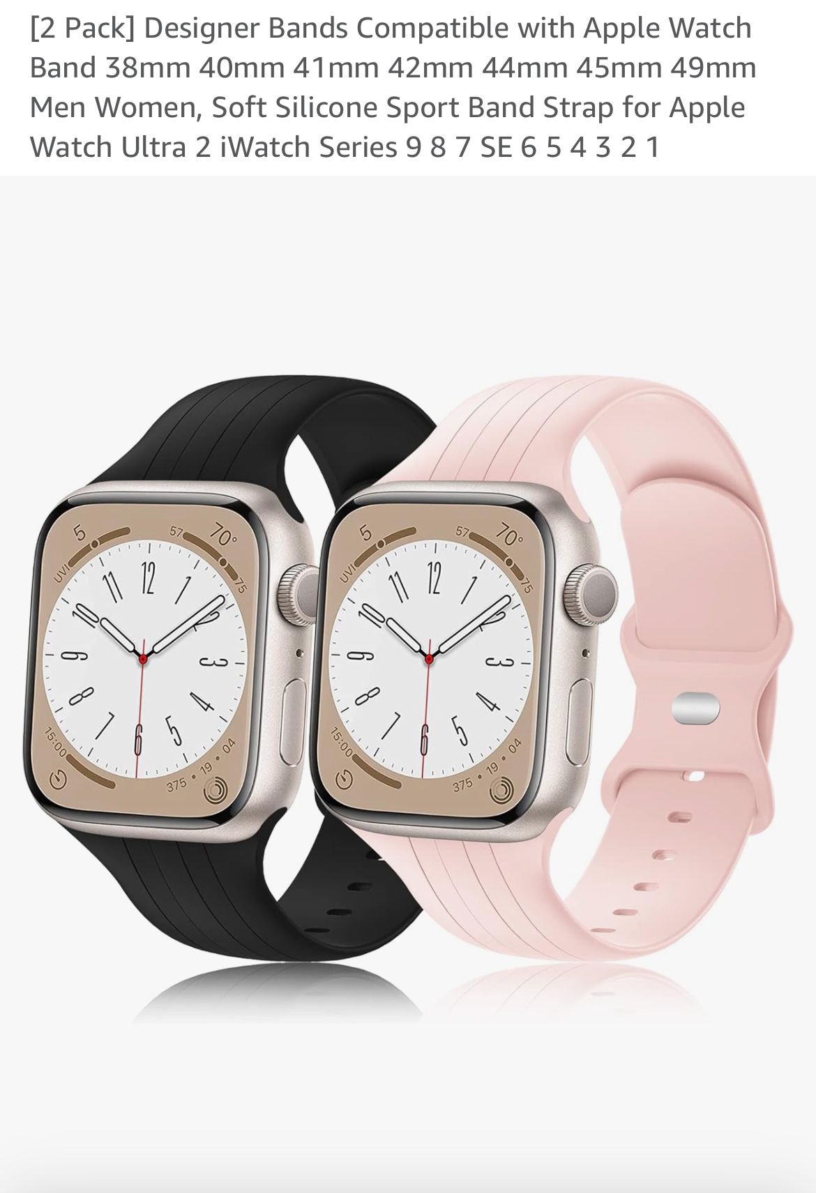 Apple Watch soft Silicone Straps 