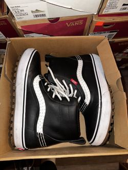 Vans Mid Snow MtE Boot black white mens 9.0