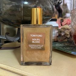 Tom Ford Soleil Blanc Glittery Shimmer Body Oil Huge 3.4 Oz 