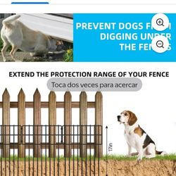 25 Panels Garden Animal Barrier Fence 13x17 Color White 