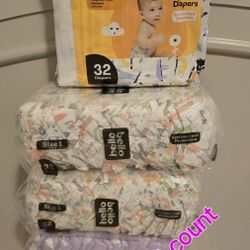 Hello Bello Diapers Size 1