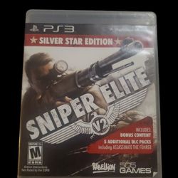 Playstation 3 Sniper Elite Silver Star Edition
