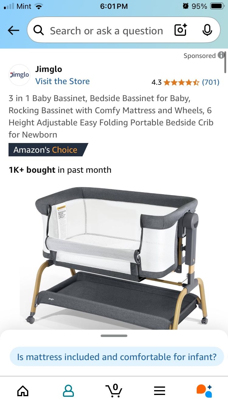 Bedside Bassinet