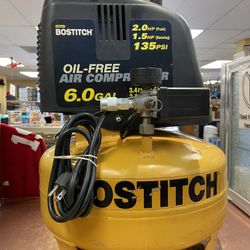 Bostitch 6.0 Gallon 0L195 Air Compressor 