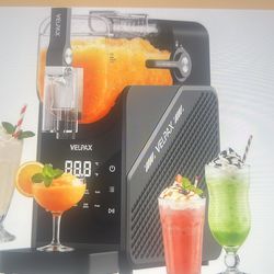 New slushy machine 88 ounces seven and one machine for home professional frozen drink maker LED display auto clean no ice needed for drinks and desser