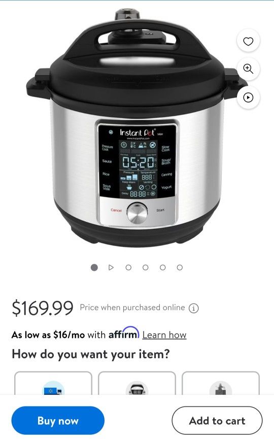 New Instant Pot Max Qt Electric Pressure Cooker in Multicooker