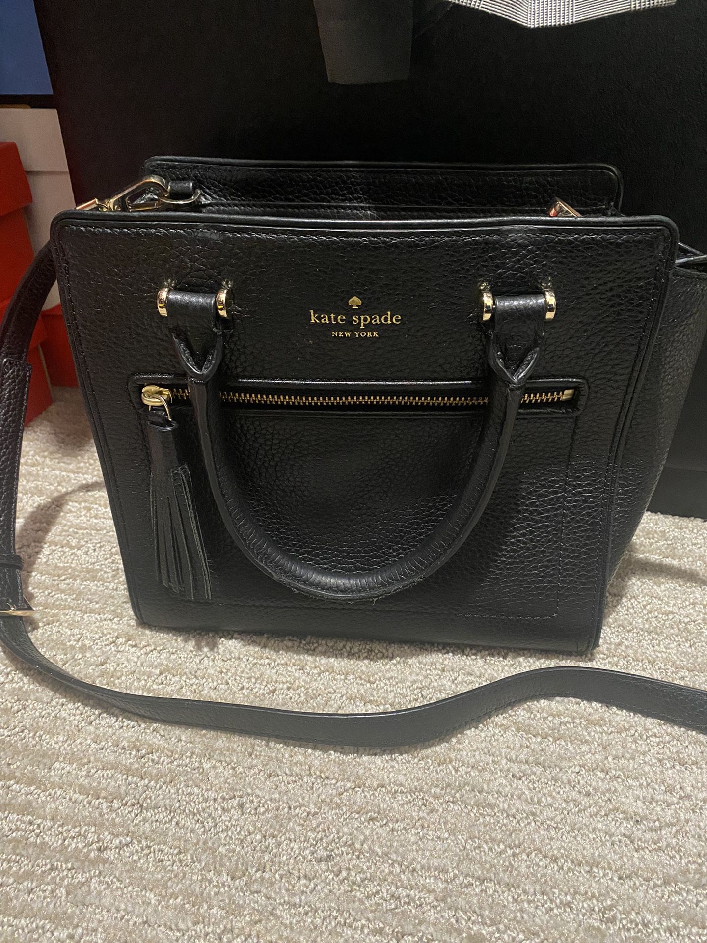 KATE SPADE CHESTER STREET SMALL ALLYN LEATHER SATCHEL BAG