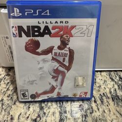 NBA 2K21 (Lillard Cover) – PS4 – Complete w/ Case & Disc