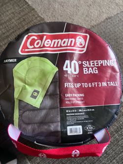 Coleman Raymer 40°F Sleeping Bag New