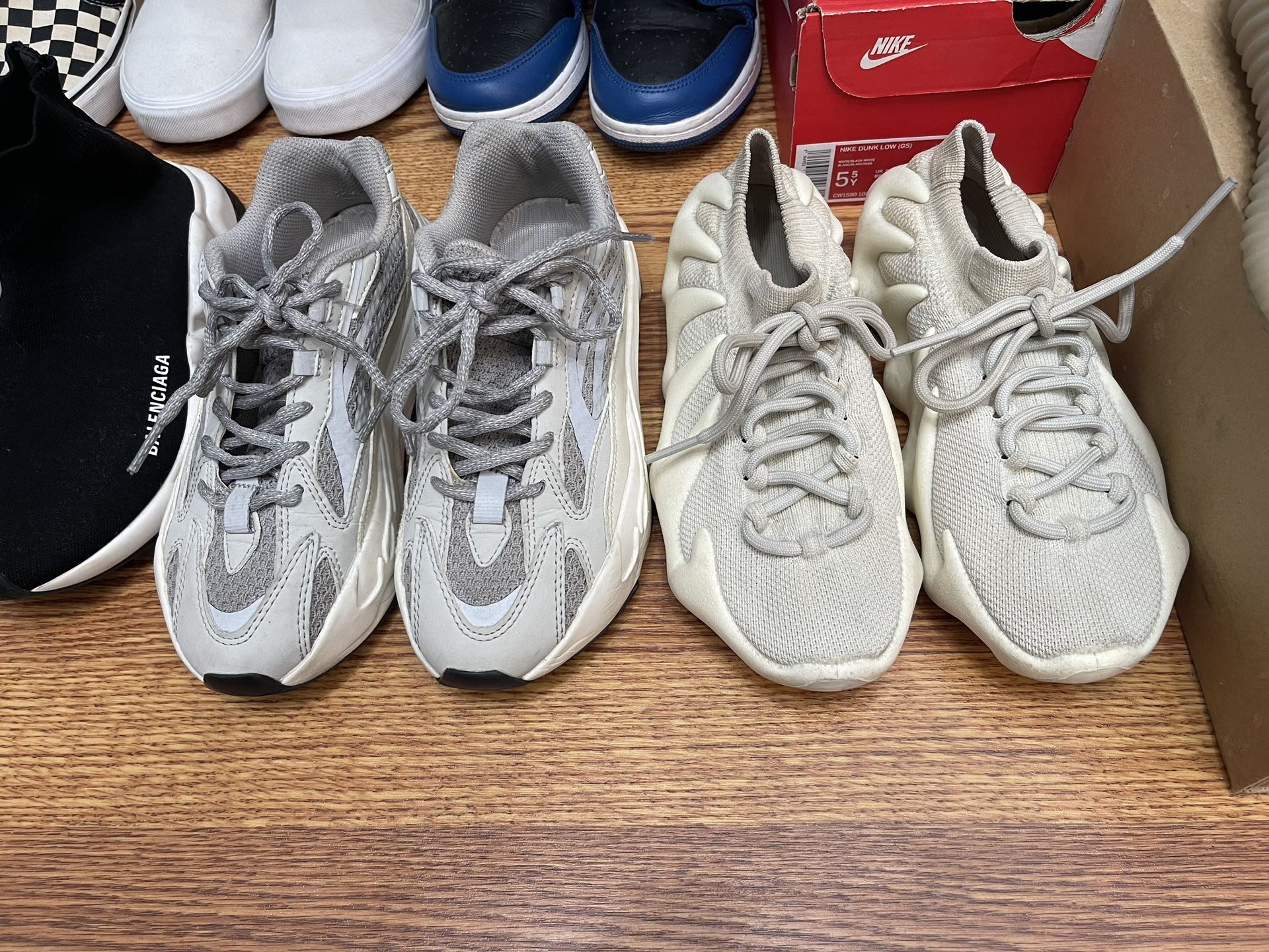 (2) Pairs Of Yeezy Size 5