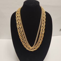 Vintage 1970s Costume Jewelry Necklace