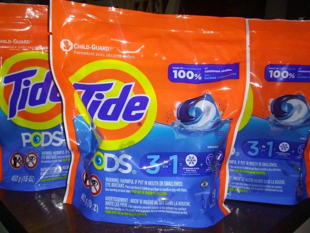 Tide Pods Laundry Soap! 19 Ct. Per! $6.50 A Bag!