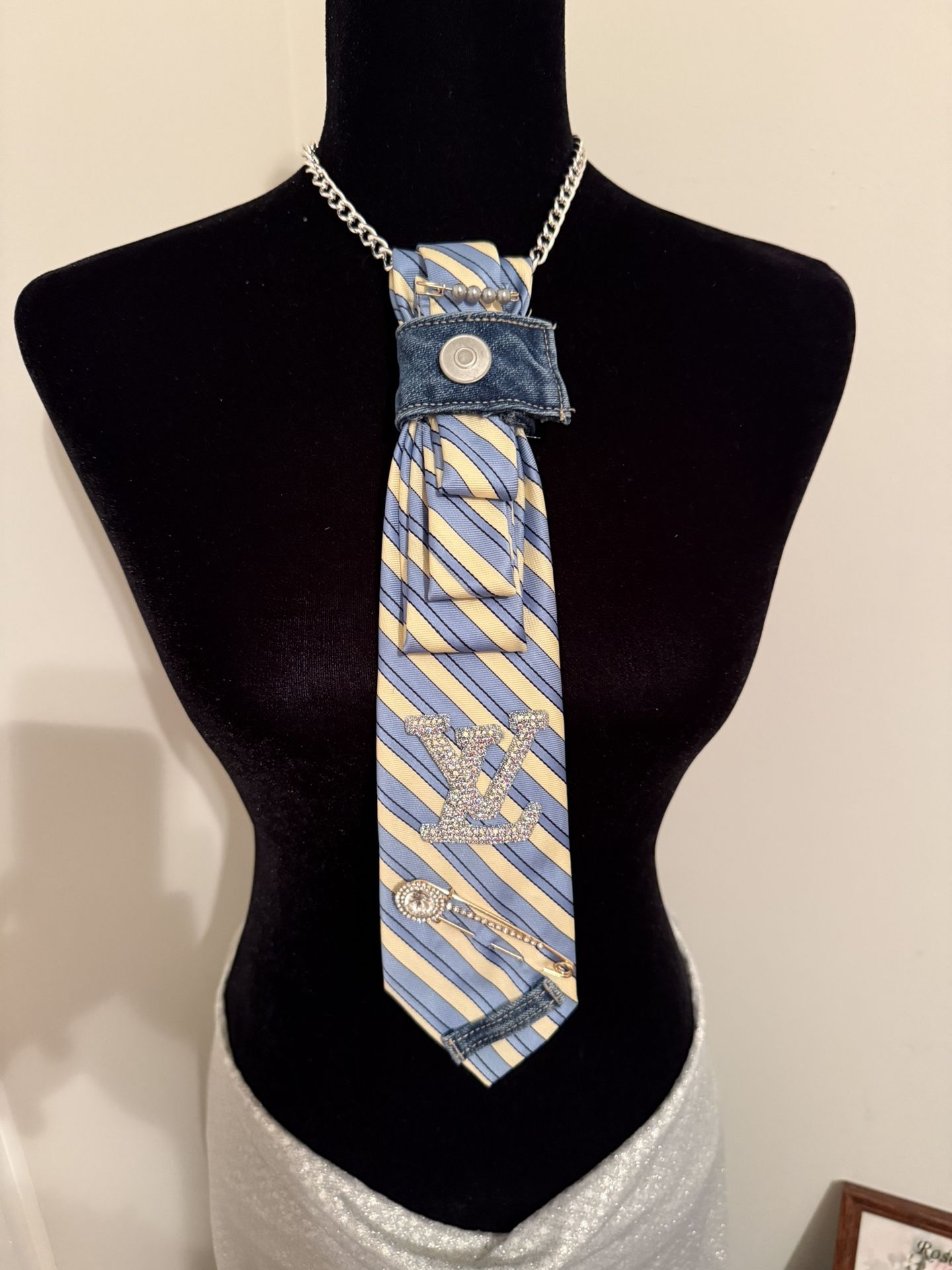 Custom Necktie Necklace, One Of A Kind. $40.