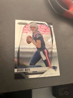 Drake maye 2024 panini prizm football card
