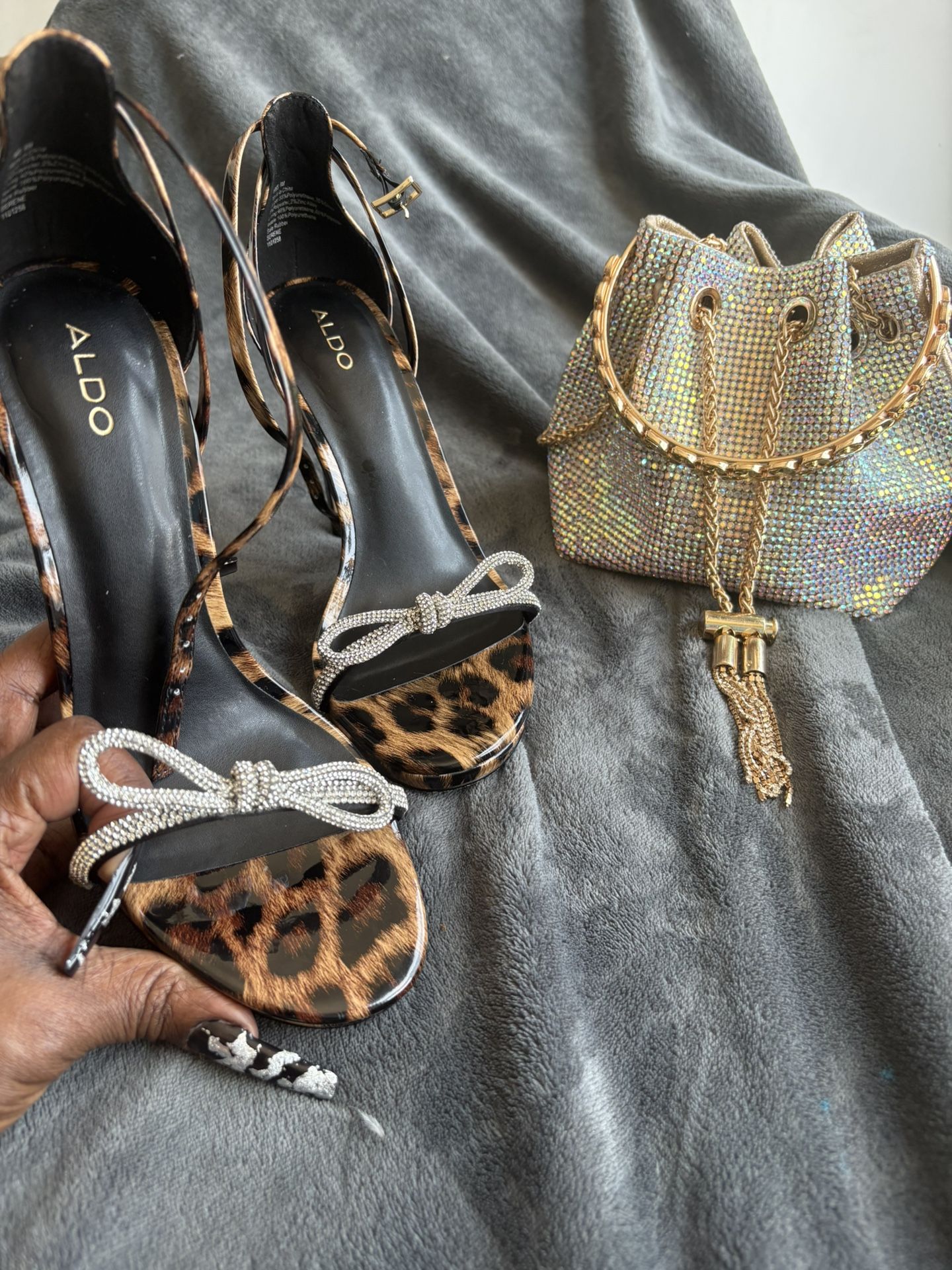 Aldo Leopard Heels