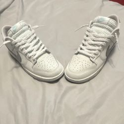 Nike Dunk SE Low Winter Storm Summit White Glacier Ice Leather 