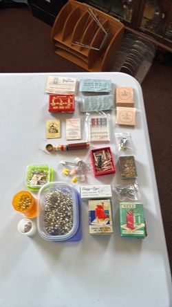 Mid Century Sewing Notions lot