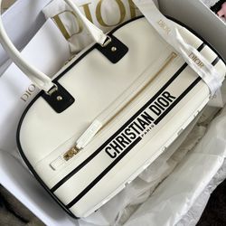 Christian Dior Handbag With Box And Dust Bag