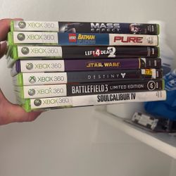 Xbox 360 Games And Controller And Kinect