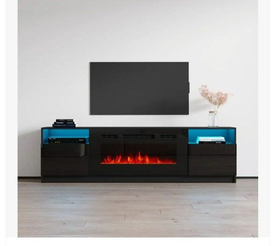 Fireplace TV stand 