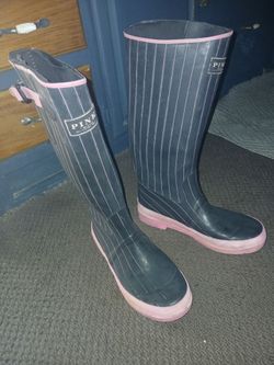Pink by Thomas Pink Tall Rain Boots