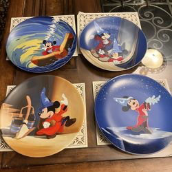 Disney’s Fantasia 4 Plate Collector Set - Knowles/Bradford Exchange