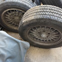 1987 BMW L6 Stock Bottlecap Wheels 3