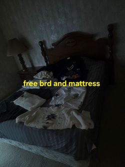 Free queen brd and mattress