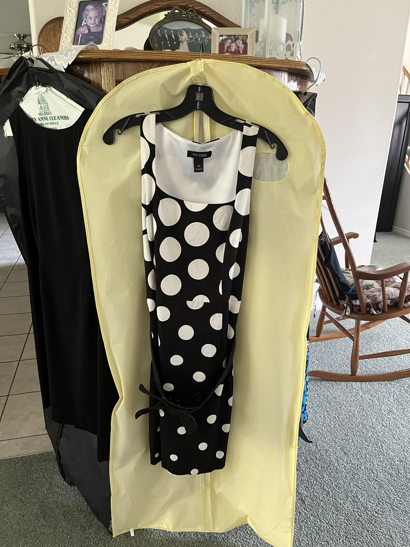 White House Black Market Brand Polkadot Dress.