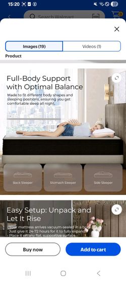 Medium Firm ( more on firm side) 
Suppotive Hybrid Mattress, Motion Isolation & CertiPUR-US Certified,  Queen Size


Pick up only in Davis Downtown
 v