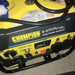 $520 OBO-Champion 4500W Dual Fuel GENERATOR