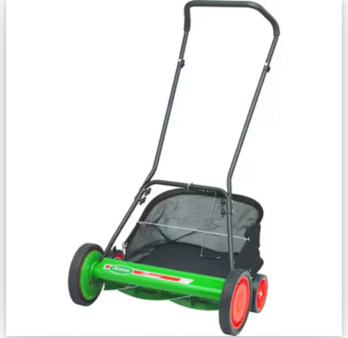 Scotts 20 in. Manual Walk Behind Reel Lawn Mower, Includes Grass