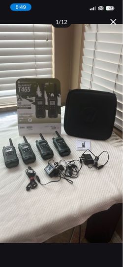 4-pack newbrand Motorola walkie T-465two way radio upto 35 miles range all 4-pack 200 dollars