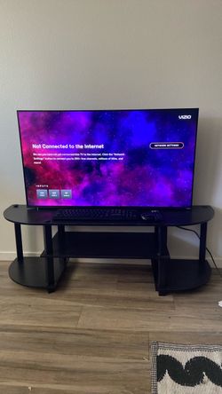 GET ALL in pic  BUT WALL AND FLOOR! lol 43”! Remote!Tv Table ! Keyboard & Mouse 43”! Remote!Tv Table ! Keyboard & Mouse
