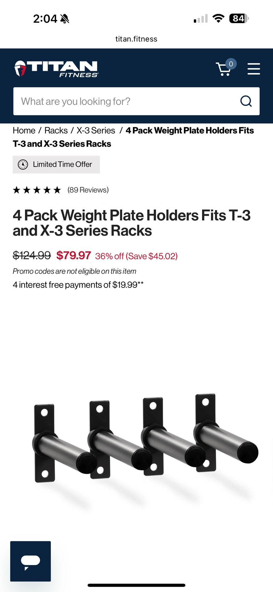 Titan X3 & T3 Plate Holders