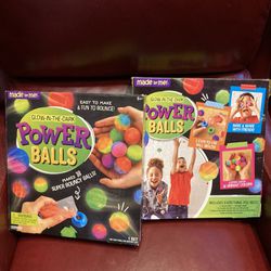 Power Balls Bouncy Balls Glow In Dark Kids Crafts 