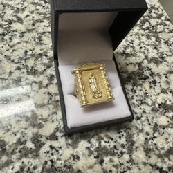 Gold Virgin Mary Ring 