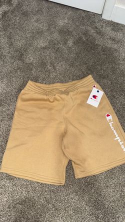 Boys size X-Large 18/20 Champion Fleece Shorts Tan