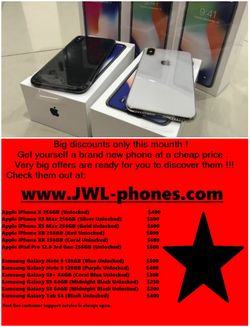 ^.^iPHONES X,XS,XR 201$ ^.^