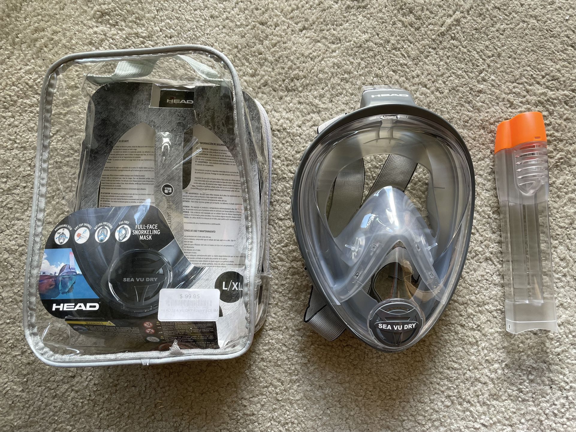 FULL-FACE SNORKELING MASK