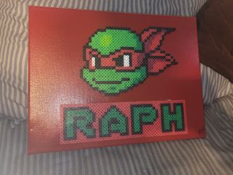 TMNT Raphael Bead Canvas