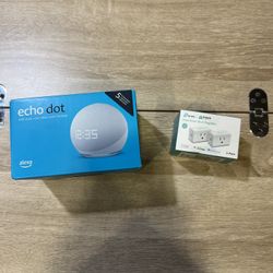 Brand New Echo Dot And Wi-Fi Plugs